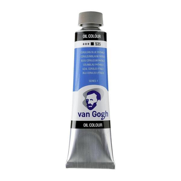 Supertrend Van Gogh Yağlı Boya 40 ml. 535 Cerulean Blue (Phthalo) - Image 1
