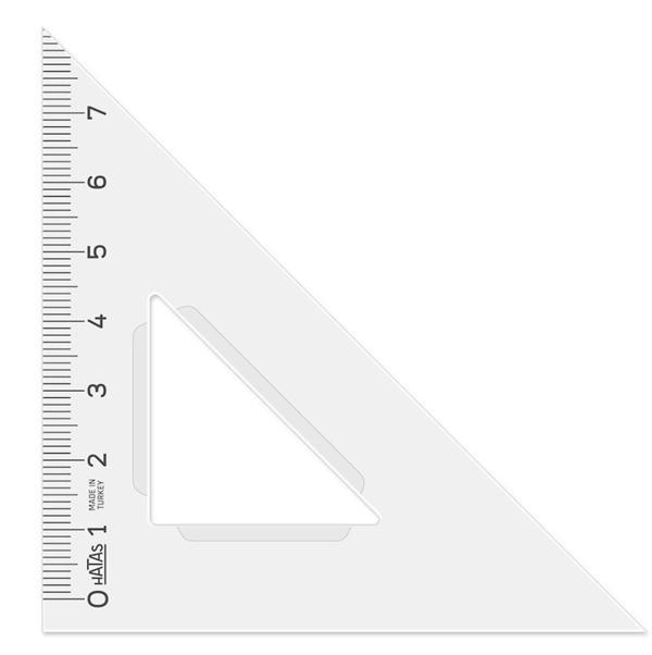Supertrend Plastik Gönye 12 cm. (45-45-90) - Image 1