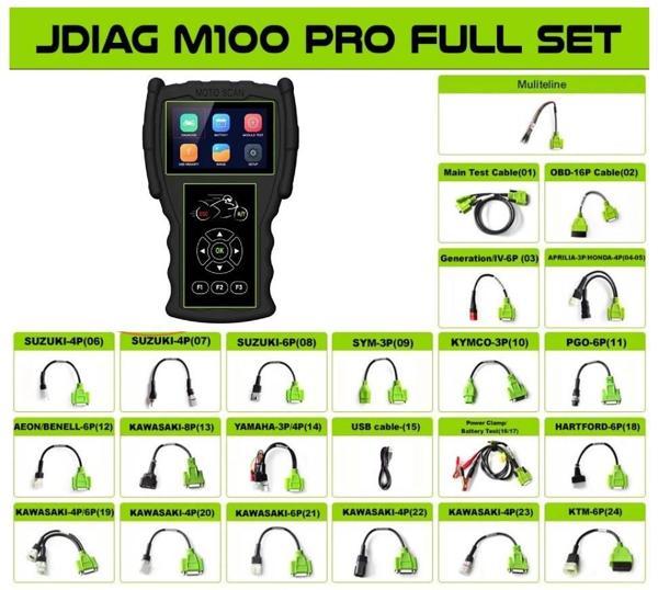 Arıza Tespit Cihazı Üniversal M100Pro 23 Kablolu - Image 1