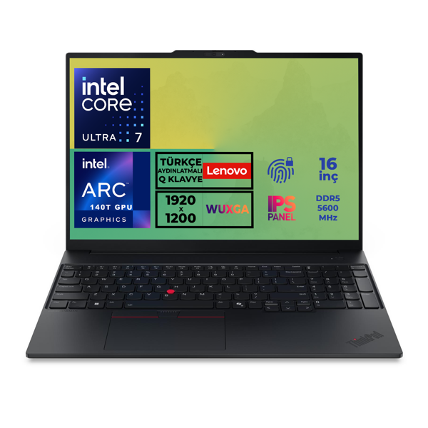 Lenovo ThinkPad E16 G3 Ultra 7 255H 16GB 1TB SSD 16" WUXGA Windows 11 Pro Notebook 21SR006RTX 021 - Image 1
