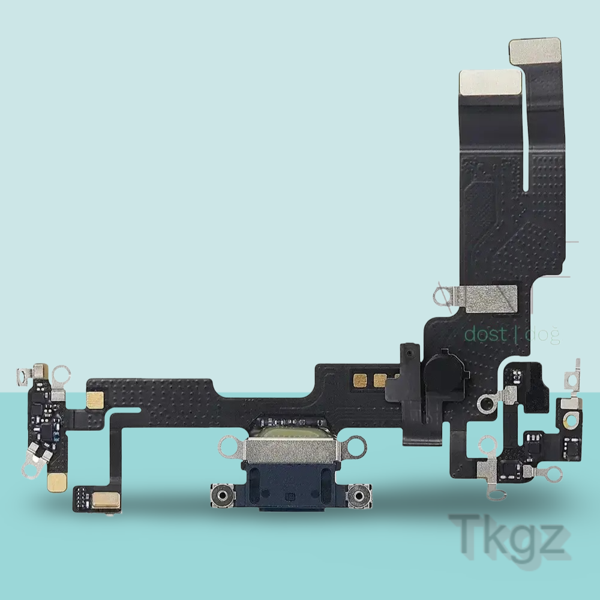 Apple İphone 14 Full Şarj Soketi Filmi FLEX Orjinal (SİYAH) - Image 1