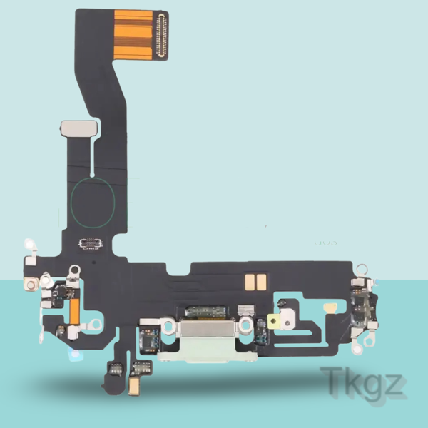 Apple İphone 12 Full Şarj Soketi Filmi FLEX Orjinal (YEŞİL) - Image 1