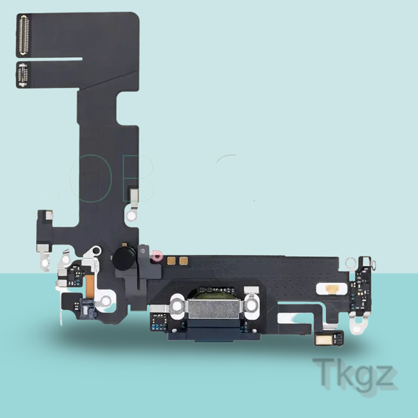 Apple İphone 13 Full Şarj Soketi Filmi FLEX Orjinal (SİYAH) - Image 1