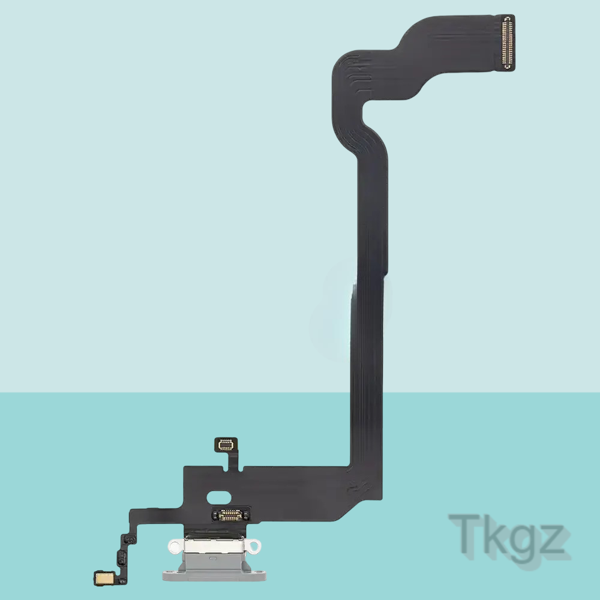 Apple İphone X Full Şarj Soketi Filmi FLEX Orjinal (BEYAZ) - Image 1