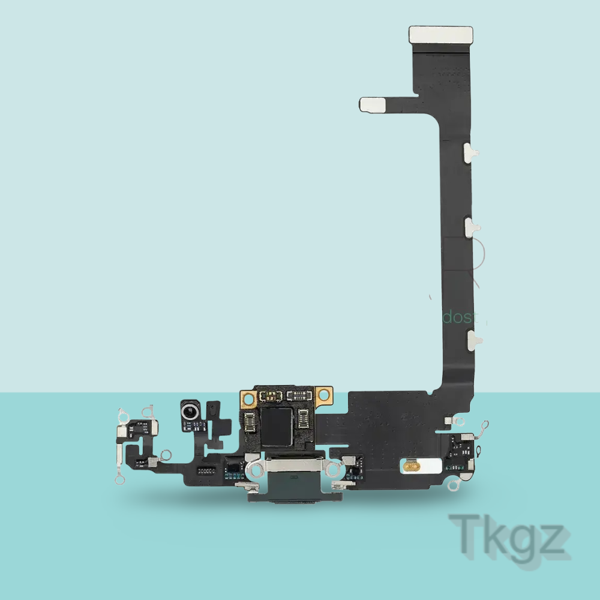 Apple İphone 11 PRO MAX Full Şarj Soketi Filmi FLEX Orjinal (YEŞİL) - Image 1