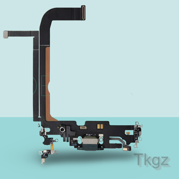 Apple İphone 13 PRO MAX Full Şarj Soketi Filmi FLEX Orjinal (YEŞİL) - Image 1