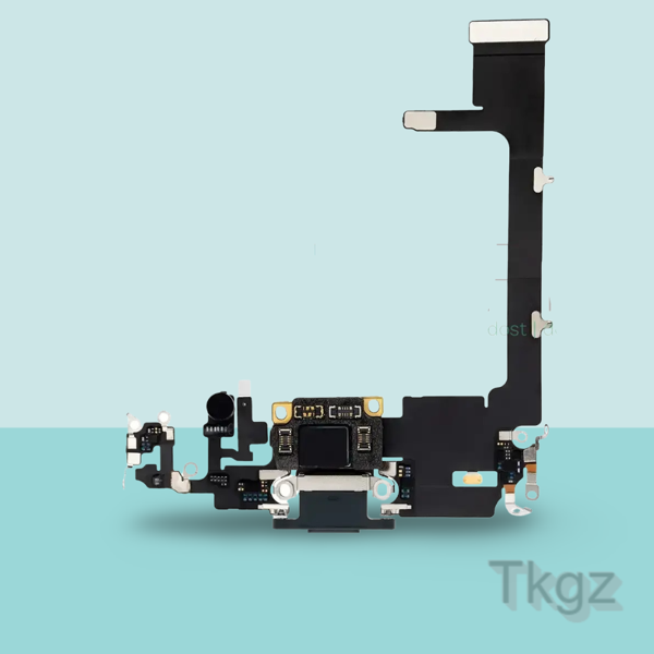 Apple İphone 11 PRO Full Şarj Soketi Filmi FLEX Orjinal (YEŞİL) - Image 1