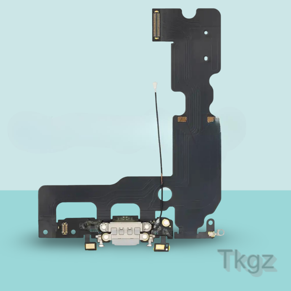 Apple İphone 7 PLUS Full Şarj Soketi Filmi FLEX Orjinal (GÜMÜŞ) - Image 1