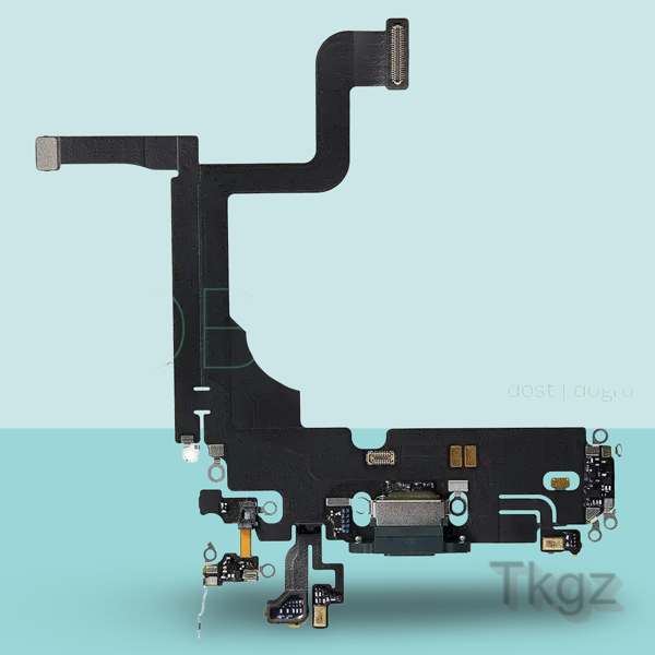 Apple İphone 13 PRO Full Şarj Soketi Filmi FLEX Orjinal (YEŞİL) - Image 1