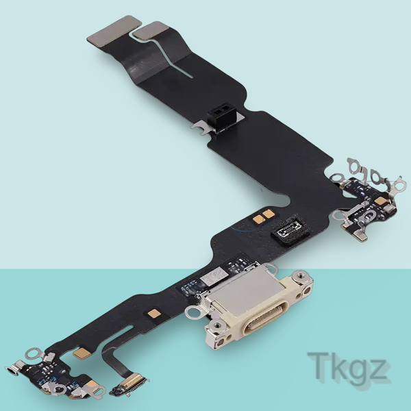 Apple İphone 15 PLUS Full Şarj Soketi Filmi FLEX Orjinal (SARI) - Image 1