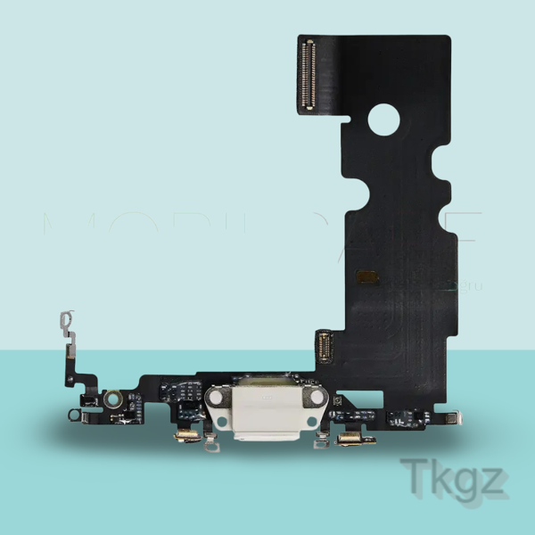 Apple İphone SE 2022 Full Şarj Soketi Filmi FLEX Orjinal (BEYAZ) - Image 1