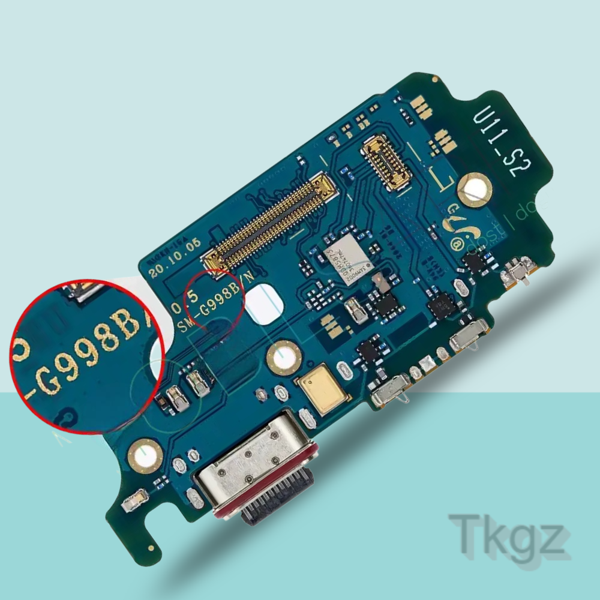 Samsung Galaxy S21 ULTRA Full Şarj Soketi Bordu Orjinal - Image 1