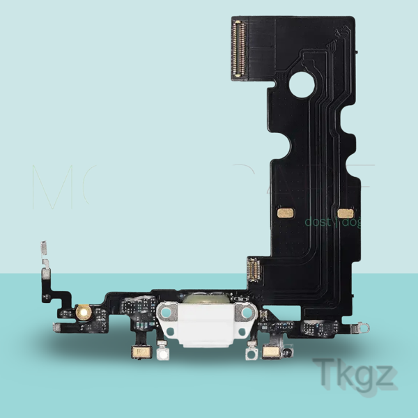 Apple İphone SE 2020 Full Şarj Soketi Filmi FLEX Orjinal (BEYAZ) - Image 1