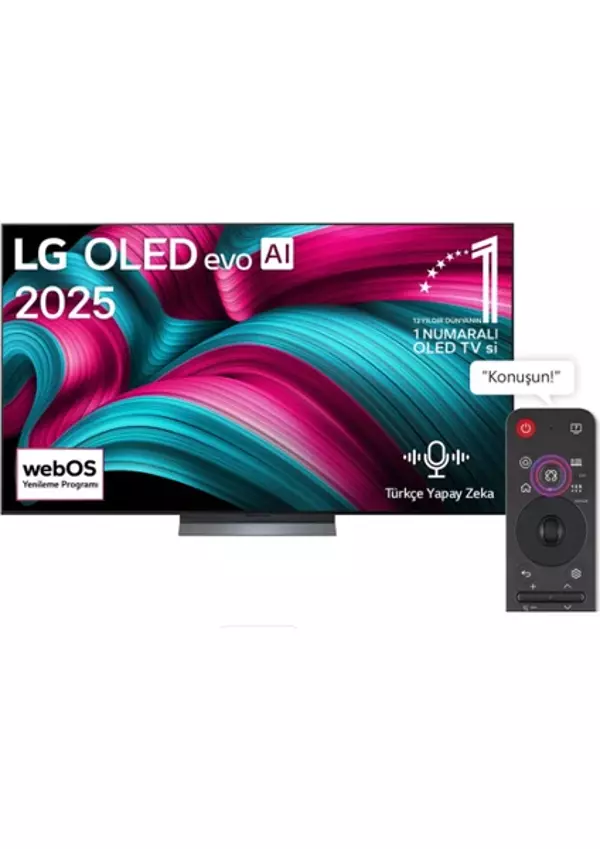 LG OLED55C54LA 55'' 139 Ekran Uydu Alıcılı 4K Ultra HD webOS OLED evo TV - Image 1