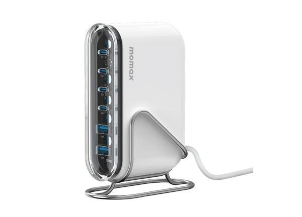 Momax 1-Charge Flow+ 6-Port GaN Çoklu Şarj Aleti 120W - Image 1