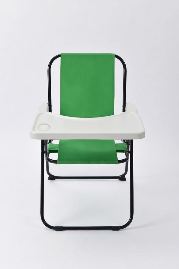 EXENT 2–6 Yaş, Katlanabilir Çocuk Sandalyesi ve Masası Tak-Çıkar Masa-YEŞİL - Image 1