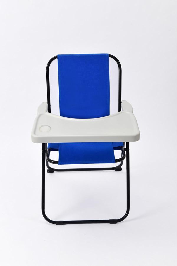 EXENT 2–6 Yaş, Katlanabilir Çocuk Sandalyesi ve Masası Tak-Çıkar Masa-MAVİ - Image 1