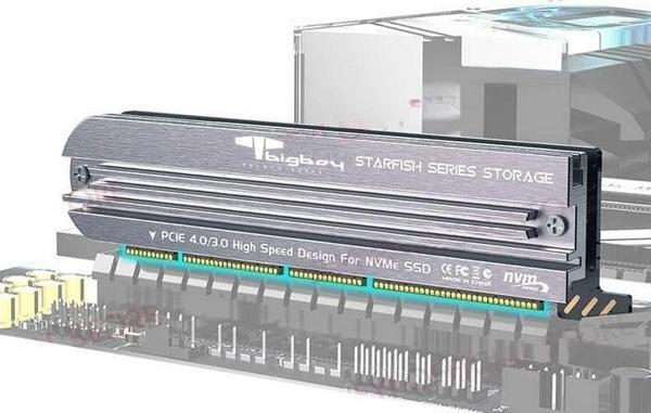 Bigboy PCIe 4.0 x4 M.2 x16 Soğutuculu 1xNVMe Çevirici Ünite - Image 1