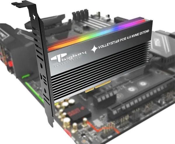 Bigboy PCIe 4.0 x4 M.2 x4 Soğutuculu RGB 1xNVMe Çevirici Ünite - Image 1