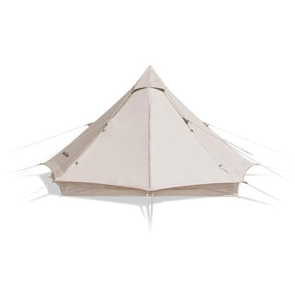 NATUREHİKE BRIGHTEN 6.4 Piramit 4 Kişilik KANVAS Pamuk Glamping Çadırı - Image 1