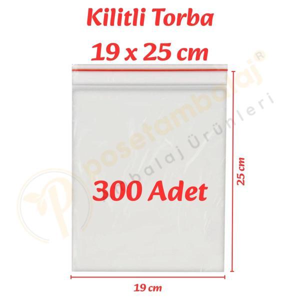 19x25 cm. Kilitli Torba (300 Adet) - Image 1