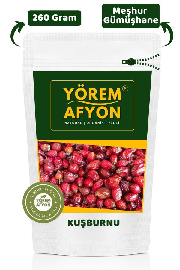 Gülçehre Meşhur Gümüşhane Yöresinden Doğal Dal Kurusu Kuşburnu, Yabangülü {Rosa Canina} | 260Gr. - Image 1