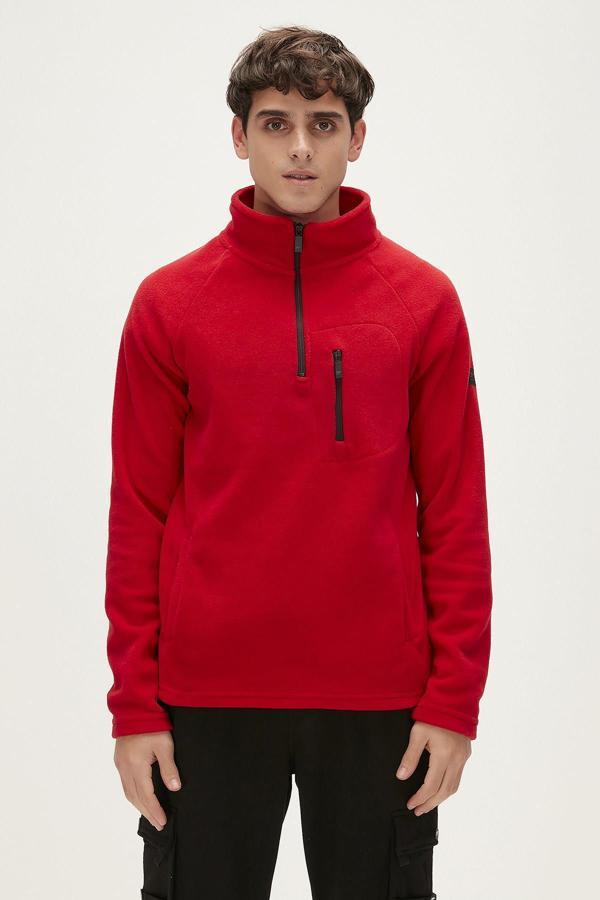 Bad Bear 19.02.21.006-C26 Husky Half Zip Erkek Polar - Image 1