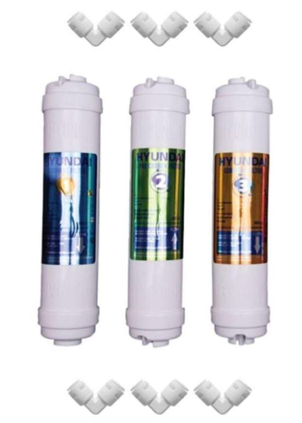 Hyundai 3'lü Su Arıtma Filtre Seti (inline - kapalı kasa cihazlara uyumludur) - Image 1