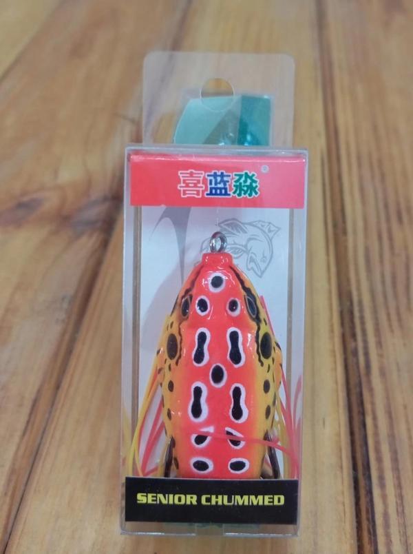 Oskar Senior Chummed Silikon Kurbağa Turuncu Renk - Image 1