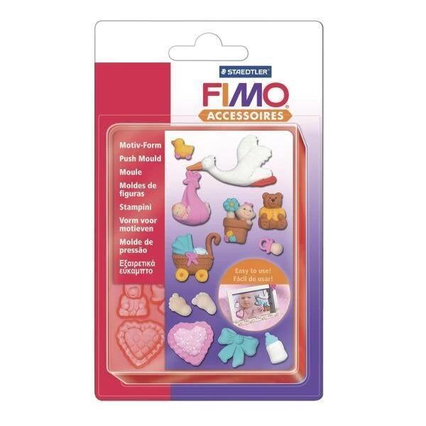 Supertrend Fimo Push Mould Esnek Silikon Polimer Kil Kalıbı BEBEK - Image 1