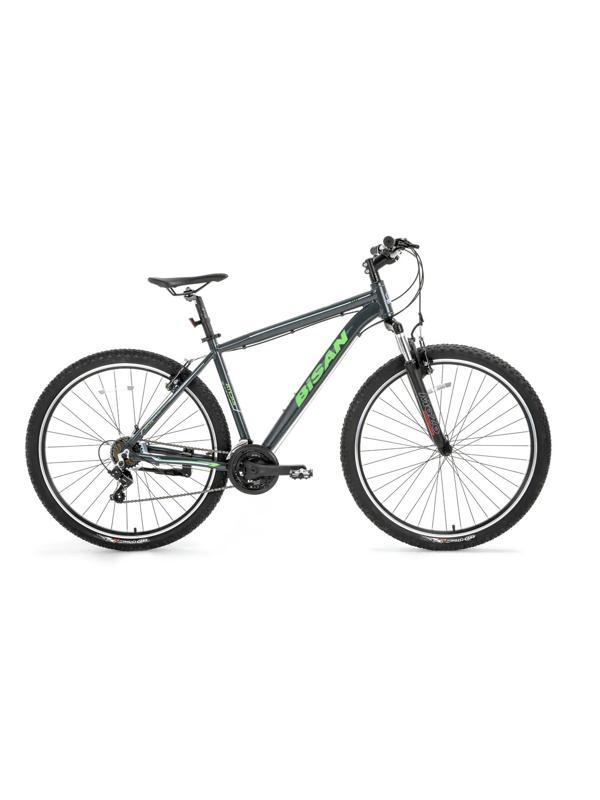 Bisan Atlas 26 V Fren 21 Vites 26 Jant Dağ Bisikleti Gri Yeşil 17 Kadro - Image 1