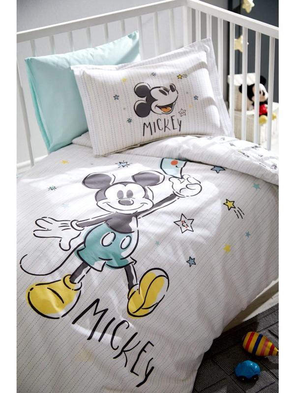 Özdilek Mickey Mouse Good Night Disney Lisanslı Bebek Nevresim Takımı 0247 - Image 1