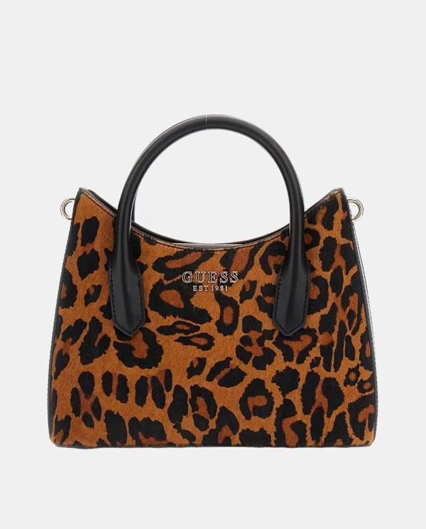 Guess Domitilla Kadın Çok Renkli Deri El Çantası HWLO7529760-LEO - Image 1