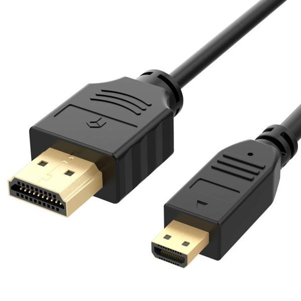 S-link SLX915 Micro HDMI to HDMI Kablo, 1 Metre 1080P FullHD Micro Kablo - Image 1
