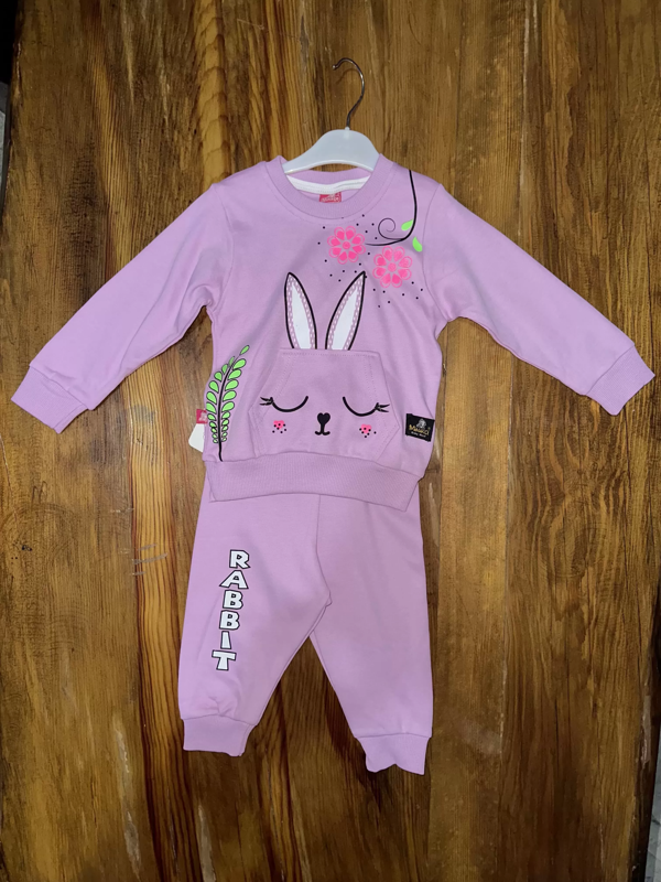 6-24 aylık tavşan baskılı lila - Image 1