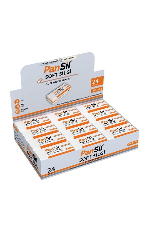 Pansil Beyaz Soft Silgi-24 Adet - Image 1
