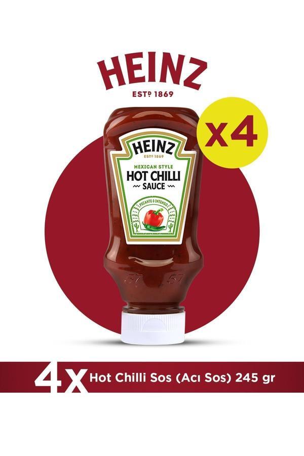 Heinz Hot Chilli Acı Sos 245 Gr - 4'lü Paket - Image 1