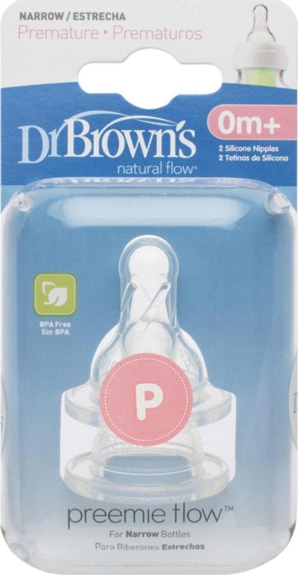 Dr Browns Dr Drowns Dar Ağız Prematüre Biberon Emziği 2li Kod: 292 - Image 1