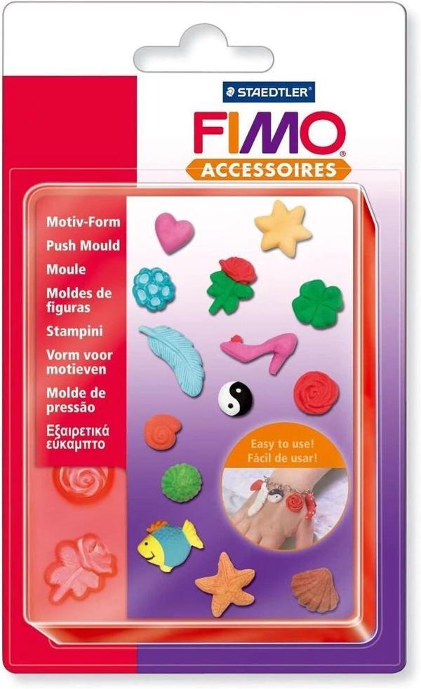 Supertrend Fimo Push Mould Esnek Silikon Polimer Kil Kalıbı TAKI - Image 1