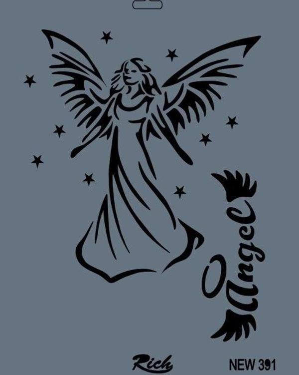 Supertrend Stencil Boyama Şablonu 25x35 cm. NEW-391 - Image 1