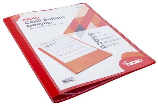 Supertrend Sunum Dosyası Önü Cepli 20'li Kırmızı - Image 1