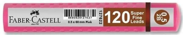 Supertrend Super Fine Min Mekanik Kurşun Kalem Ucu 0.5 2B 120'li Pembe Tüp - Image 1