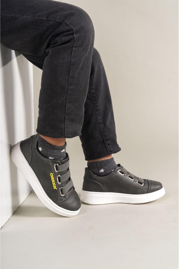 1007 - Montana Çocuk Ayakkabı ANTRASIT - Image 1