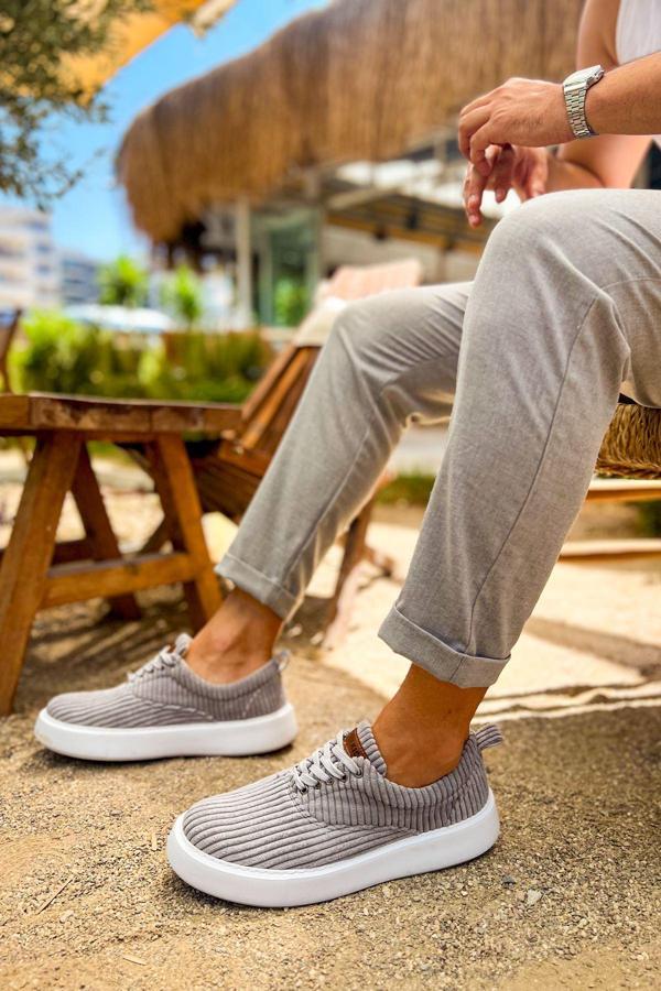 CH173 - KBT Velluto Erkek Ayakkabı ANTRASIT - Image 1