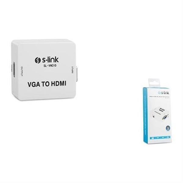 S-LINK SL-VHC10 VGA TO HDMI MİNİ Çevirici Adaptör - Image 1