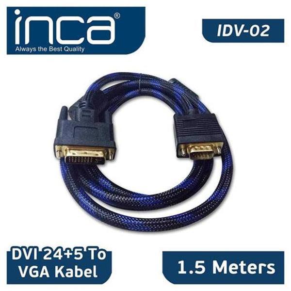 INCA IDV-02 DVI 24+5 TO VGA ÇEVIRICI KABLO - Image 1