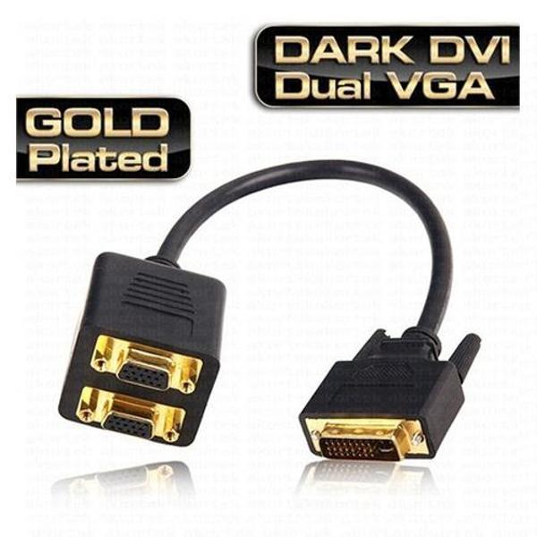 Dark DK-HD-ADVIX2VGA Dvı Erkek / 2 x Vga Dişi Dönüştürücü - Image 1