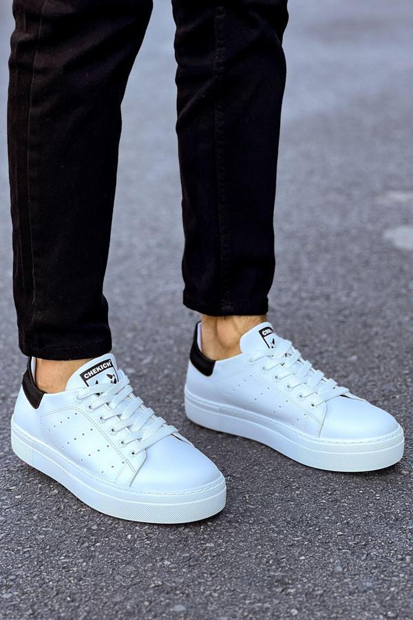 CH983 - CBT Tennis Erkek Ayakkabı BEYAZ/SIYAH - Image 1