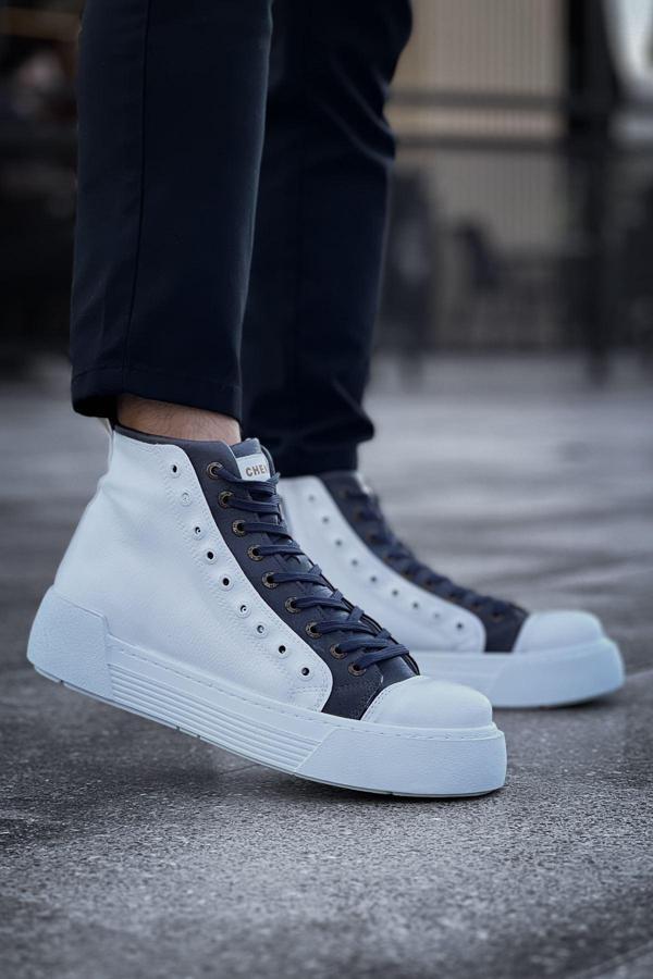 CH167 - GBT Blazer Erkek Bot BEYAZ/ANTRASIT - Image 1