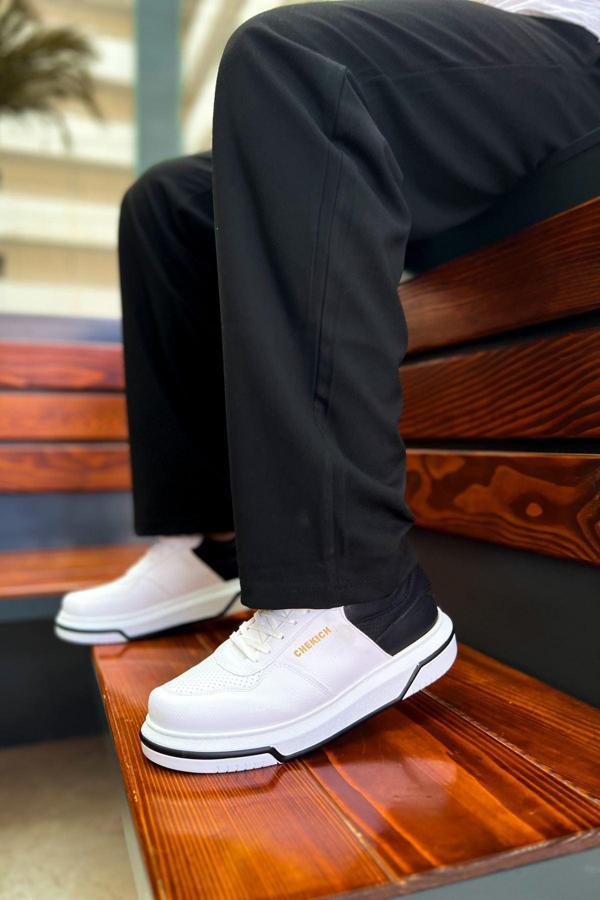 CH075 - CBT Signature Erkek Ayakkabı BEYAZ/SIYAH - Image 1